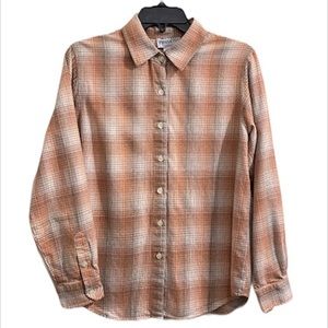 Pendleton Plaid Button Down Shirt Women’s Small